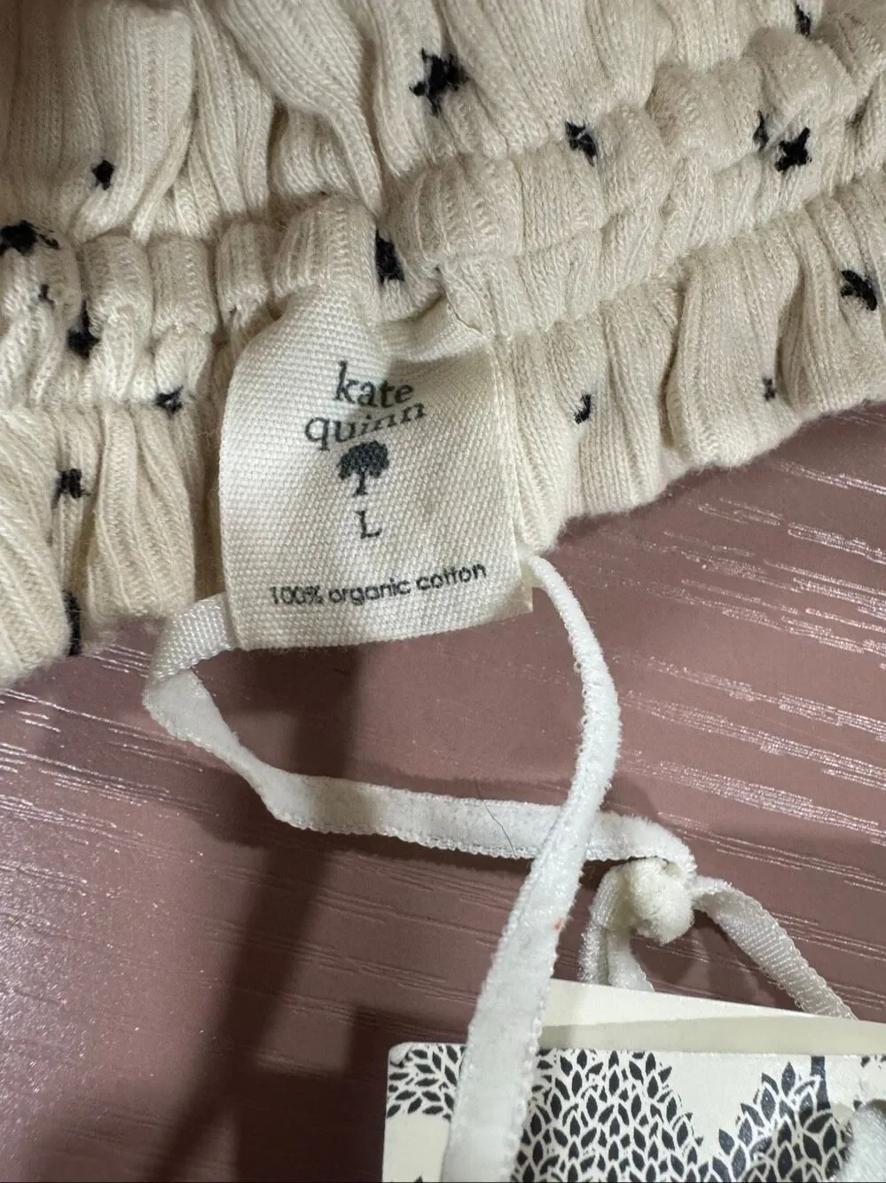 Kate Quinn 2T Stars Tie Strap Ballerina